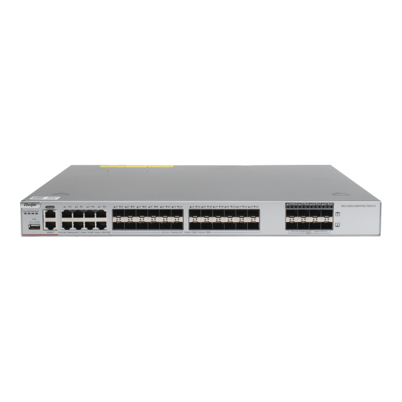 Switch Core Administrable Capa 3 8 Ptos. Gigabit 24 SFP y 8 SFP+ Combo fibra 10Gb.