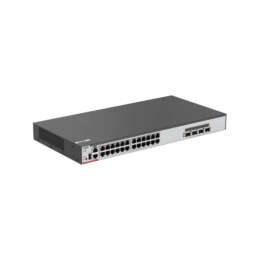 Switch Core PoE 802.3bt 370W Capa 3 Multi-Gigabit 24 Ptos. 5Gb/2.5Gb/1Gb/100M 4 Ptos. fibra SFP28 25Gb