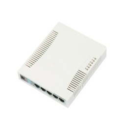 Switch Mikrotik 5 Ptos. Gigabit Ethernet y 1 SFP