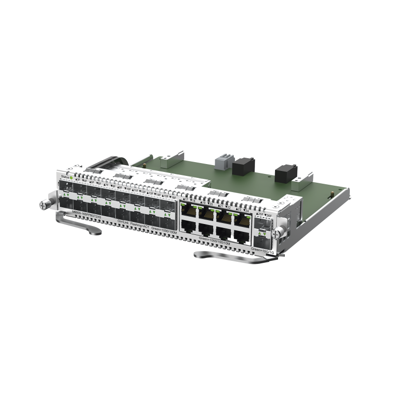 Tarjeta switch de 16 Ptos. SFP y 8 RJ45 Gigabit RG-NBS6002