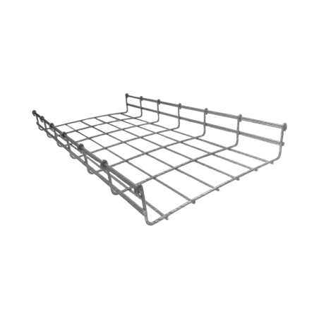 Charola bimetalica tipo malla 66/300 mm, exterior contra humedad hasta 315 cables cat6, t.3 metros