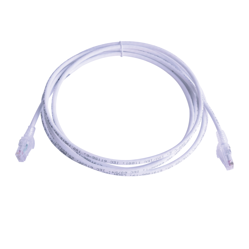 Cable de Parcheo  MC6 Modular Cat6 UTP CM/LS0H 10ft Blanco Version Bulk