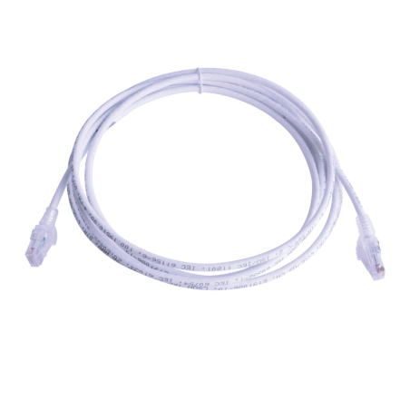 Cable de Parcheo  MC6 Modular Cat6 UTP CM/LS0H 10ft Blanco Version Bulk