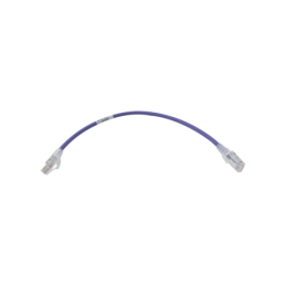 Cable de Parcheo  MC6 Modular Cat6 UTP CM/LS0H 1ft Violeta