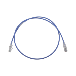 Cable de Parcheo  MC6 Modular Cat6 UTP CM/LS0H 3ft Azul Diametro Reducido (28AWG)