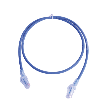 Cable de Parcheo  MC6 Modular Cat6 UTP CM/LS0H 3ft Azul Version Bulk