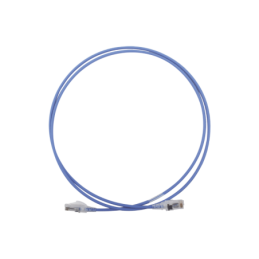 Cable de Parcheo  MC6 Modular Cat6 UTP CM/LS0H 5ft Azul Diametro Reducido (28AWG)