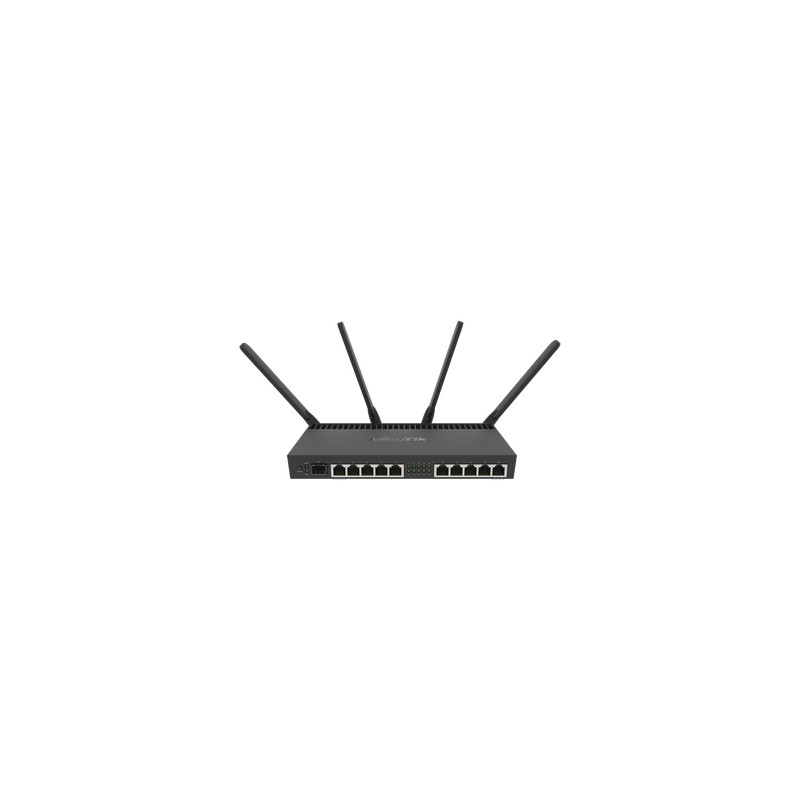 Router Wi-Fi 4x4 MU-MIMO 2 watts de potencia antenas de 3 dBi 10 Ptos. Gigabit 1 Puerto SFP+