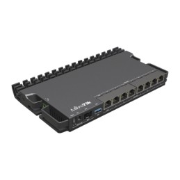 Router RB5009UPr+S+IN 8 Ptos. PoE in/out 1 SFP+ Solo RouterOS v7