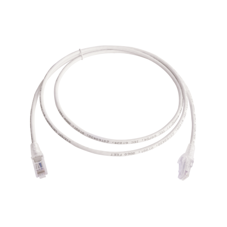 Cable de Parcheo  MC6 Modular Cat6 UTP CM/LS0H 5ft Blanco Version Bulk