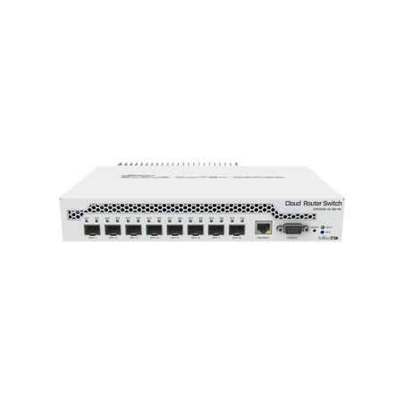 Switch administrable Sistema Operativo Dual puerto 1G Rj45 8 Ptos. 10G SFP+ CRS309-1G-8S+IN Escritorio