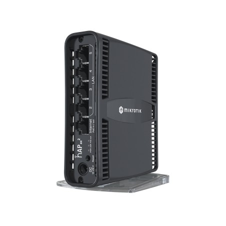 hAP ax2 Router inalambrico Wi-Fi 6 160mW de Potencia 5 Ptos. gigabit Port 1 PoE in/out