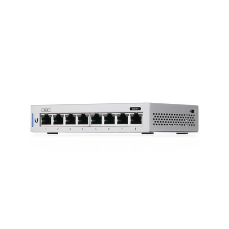 Switch UniFi Administrable capa 2 8 Ptos. Gigabit 7 Ethernet y 1 PoE Pasivo 48V