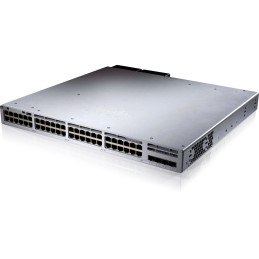 Switch Catalyst 9300L, 24 puertos Gigabit Ethernet, PoE+, 4 puertos SFP+ (4x 1G/10G) Network Essentials, Incluye cable CAB-TA-NA