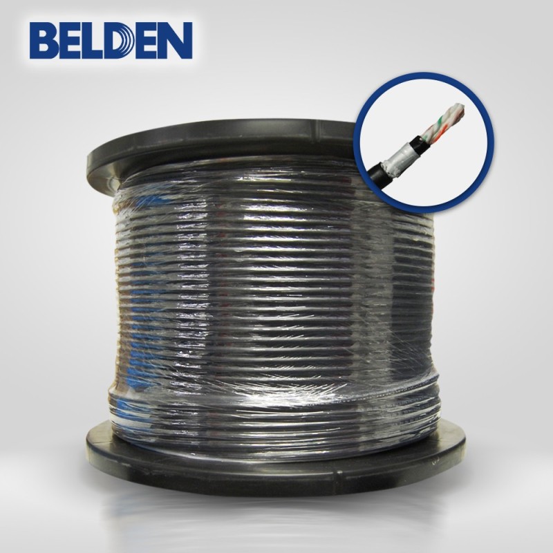 Cable utp cat6a belden osp6au 0101000 forro polietileno planta externa