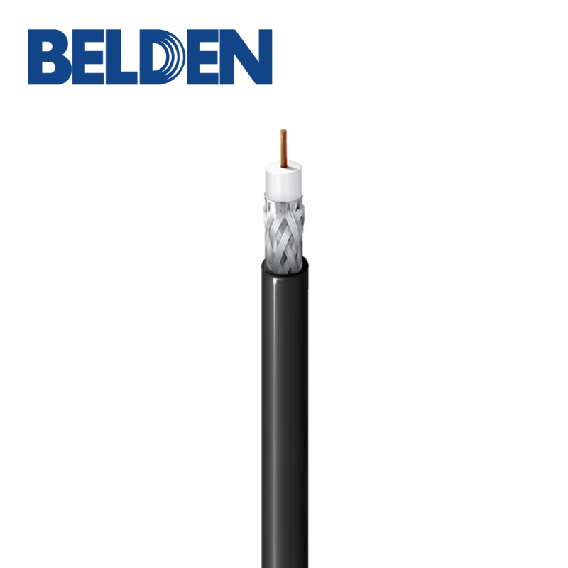 Cable coaxial belden 1829ac 0101000 rg6 ideal par aplicaciones de catv