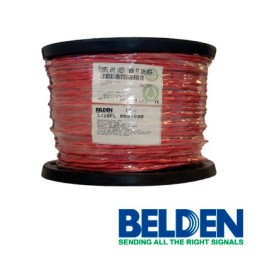 Cable de alarma contra incendios belden 5120fl 0021000 forro pvc rojo