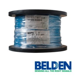 Cable de alarma contra incendios belden 5320ul d151000 forro pvc azul