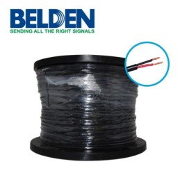 Cable para altavoz belden 1309a 0101000 forro pvc negro, cl3, cm 2c/14