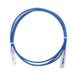 Cable de Parcheo Slim UTP Cat6 - 1.5 m Azul Diametro Reducido (28 AWG)