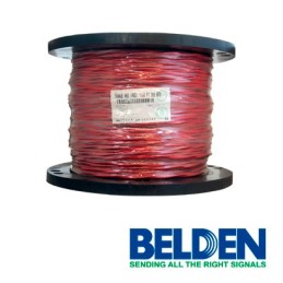 Cable para seguridad y sonido belden 5000ue 0021000 forro pvc rojo cmr