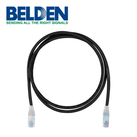 Cable Patch Cord UTP Belden Cat6 c601100010 forro pvc negro cmr-riser 4 pares