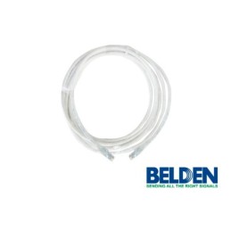 Cable Patch Cord UTP Belden Cat6 c601109010 forro pvc blanco cmr-riser 4 pare