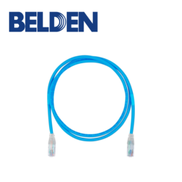 Cable Patch Cord UTP Belden Cat6 c601406010 forro pvc azul cmr-riser 4 pares