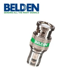 Conector bnc belden 1694abhd1 para sdi-hd en coaxial rg6. tipo compres