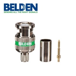 Conector bnc belden 1694abhd3 para sdi-hd en coaxial rg6. tipo de comp