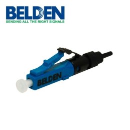 Conector fibra belden ax105203-s1  lc monomodo os2 azul