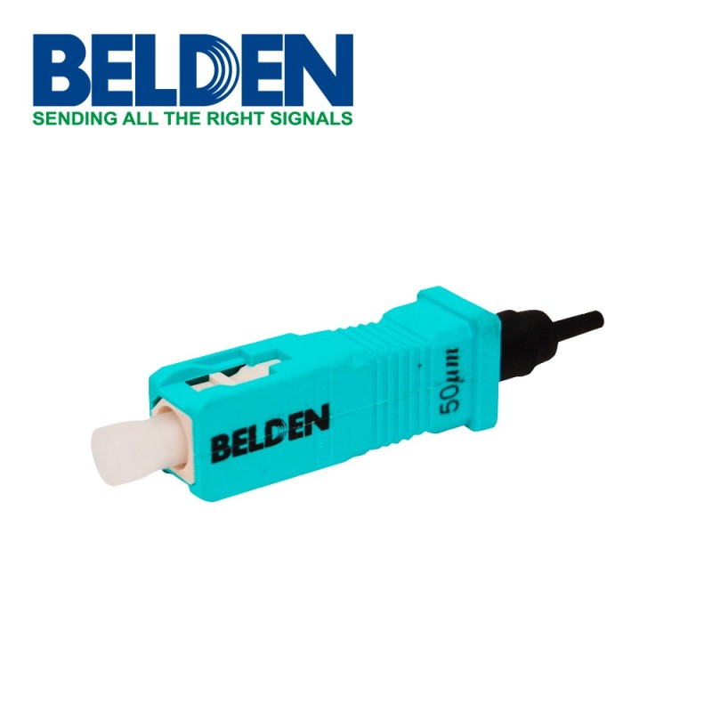 Conector fibra belden ax105207-s1 sc multimodo om3