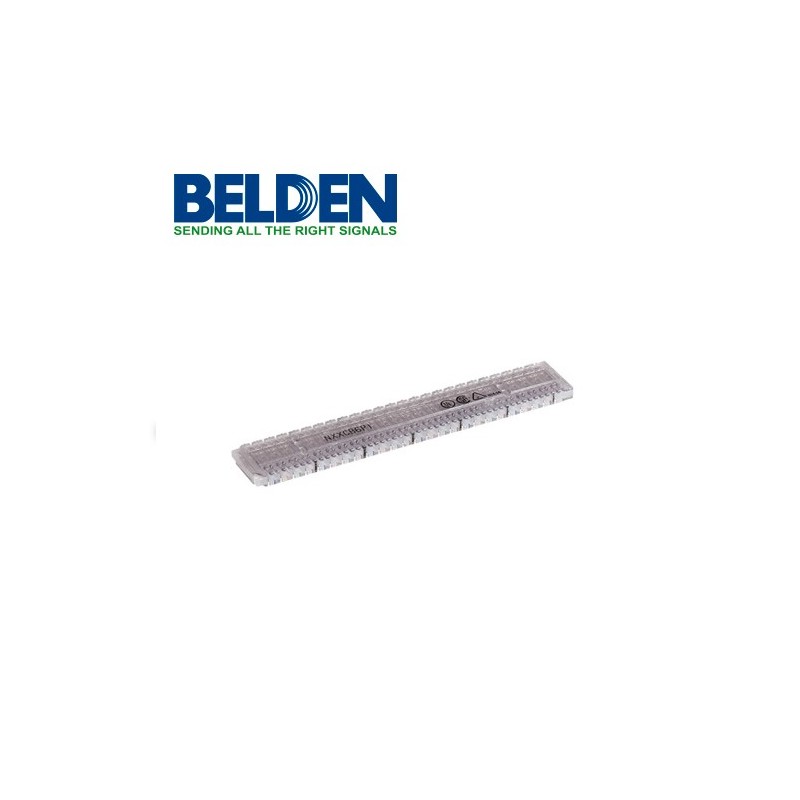 Conector gigabix belden ax101447 categoria 6 blanco 6 puertos