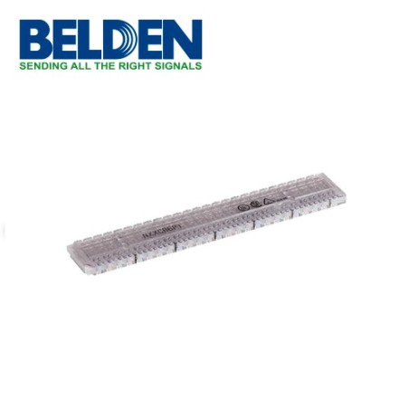 Conector gigabix belden ax101447 categoria 6 blanco 6 puertos