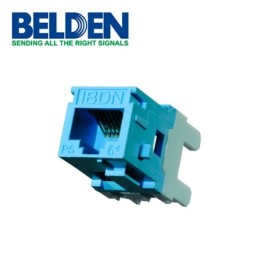 Conector jack belden ax101071 categoria 6+ 568a/b estilo mdvo azul (ti