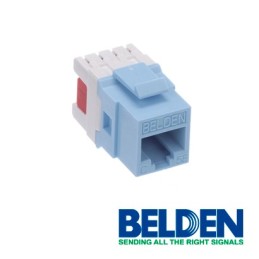 Conector modular jack rj45 cat5e belden ax101315 estilo keyconnect azu