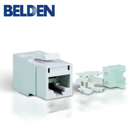 Conector modular jack rj45 cat6 revconnect belden rv6mjkuew-s1 estilo