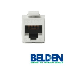 Conector modular jack rj45 cat6a belden ax102282 estilo keyconnect bla