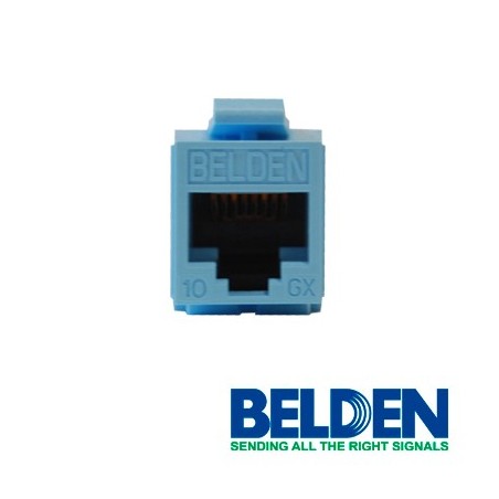 Conector modular jack rj45 cat6a belden ax102288 estilo keyconnect azu