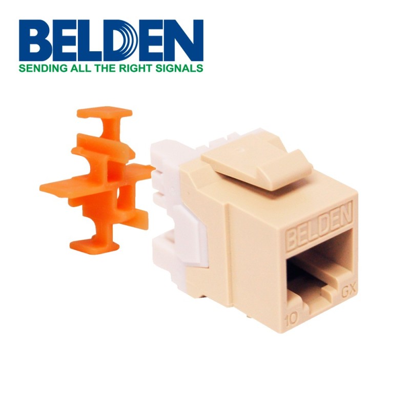 Conector modular jack rj45 cat6a belden ax103073 estilo keyconnect mar