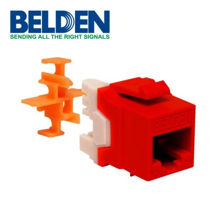 Conector modular jack rj45 cat6a belden ax104152  estilo keyconnect na