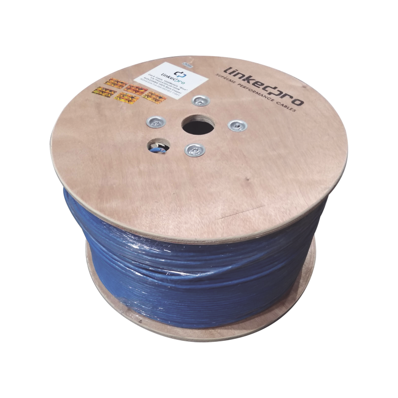 Bobina de Cable 1000 Metros Cable Cat6+ CALIBRE 23 ALTO DESEMPE o ETLUL azul flexible de 1000 metros  video