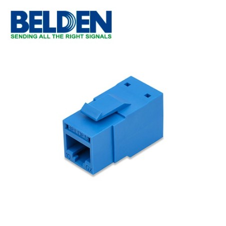 Conector modular jack rj45 cat6a revconnect belden rvamjkubl-s1 estilo