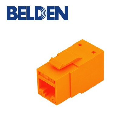 Conector modular jack rj45 cat6a revconnect belden rvamjkuor-s1 estilo