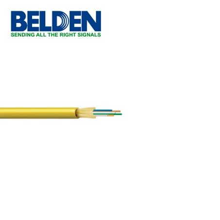 Fibra optica interior monomodo belden fisd006r9 6 hilos os2 amarillo 3