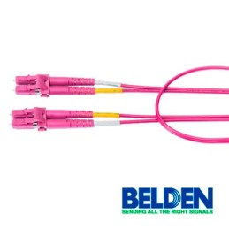 Jumper de fibra optica belden fp4ldld003m forro pvc color violeta flam