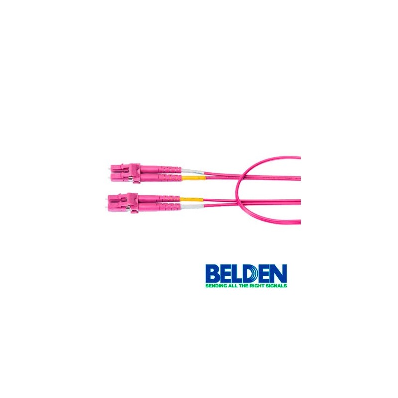 Jumper de fibra optica belden fp4ldld003m forro pvc color violeta flam