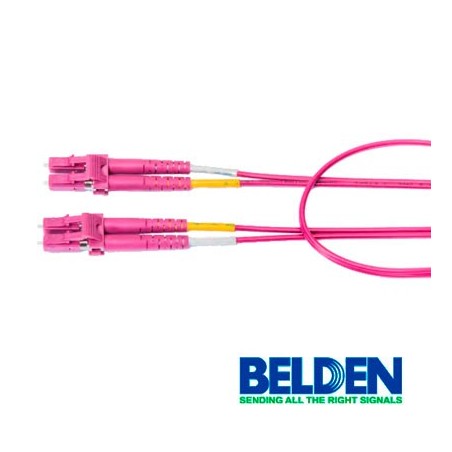 Jumper de fibra optica belden fp4ldld003m forro pvc color violeta flam