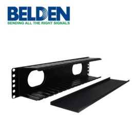 Organizador horizontal belden 9512-1902n 2ur con tapa