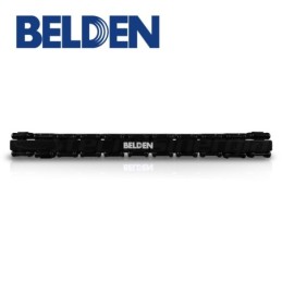 Organizador horizontal belden bhh191ur 1ur dedos moldeados de acero y